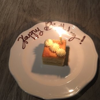 Herringbone Waikiki - Complimentary Birthday cake and no they don't charge for it either! - Seafood Near Me - Honolulu, Hawaii Herringbone Waikiki - Complimentary Birthday cake and no they don't charge for it either! - Seafood Near Me - Honolulu, Hawaii