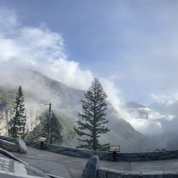 Tunnel View - Pano view on day 1 - covered in fog that barely started clearing as I left (and took this pic) - Local Flavor Near Me - Yosemite National Park, California Tunnel View - Pano view on day 1 - covered in fog that barely started clearing as I left (and took this pic) - Local Flavor Near Me - Yosemite National Park, California