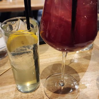Bin228 Gastropub - Sangría & blueberry lemonade - New American Near Me - Glastonbury, Connecticut Bin228 Gastropub - Sangría & blueberry lemonade - New American Near Me - Glastonbury, Connecticut