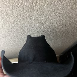 Here's the front of the hat