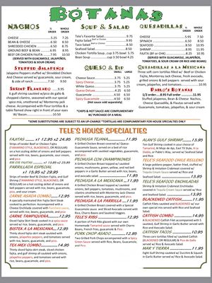 Menu photo 3 Tele's Gladewater, TX Menu photo 3 Tele's Gladewater, TX