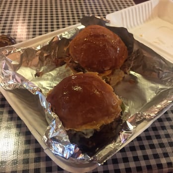 Stack City BBQ & Beer - Sliders a huge. 2 fill me up. Tony Montana is my favorite. Deeeeeeelish - Barbeque Near Me - Austin, Texas Stack City BBQ & Beer - Sliders a huge. 2 fill me up. Tony Montana is my favorite. Deeeeeeelish - Barbeque Near Me - Austin, Texas