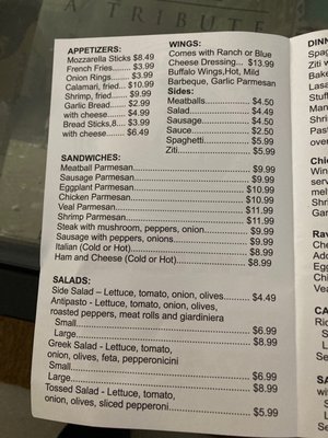 Menu photo 2 Village Pizza Spring Hill, FL Menu photo 2 Village Pizza Spring Hill, FL