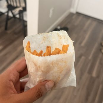 Wingstop - $4.99 for an order of fries that looks like someone ate half of them. - Chicken Wings Near Me - Laveen, Arizona Wingstop - $4.99 for an order of fries that looks like someone ate half of them. - Chicken Wings Near Me - Laveen, Arizona
