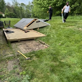 We Haul Stuff - roof and walls of shed removal - Junk Removal & Hauling Near Me We Haul Stuff - roof and walls of shed removal - Junk Removal & Hauling Near Me