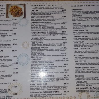 Bali Kitchen - menu July 2017 - Indonesian Near Me - Sacramento, California Bali Kitchen - menu July 2017 - Indonesian Near Me - Sacramento, California