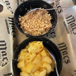 Mac and cheese and Cole slaw Mac and cheese and Cole slaw