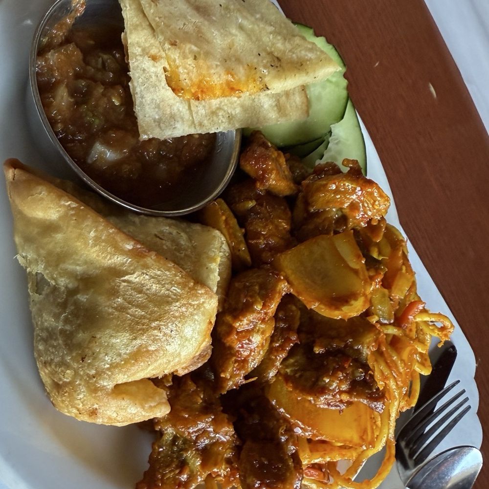 Kathmandu Restaurant - Today's  plate loaded with faves. - Indian Near Me - Nederland, Colorado