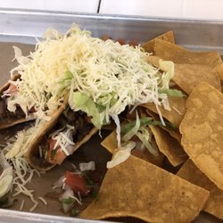 Asada steak tacos. Delicious as they look.