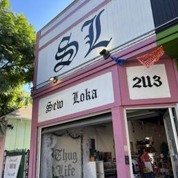 Exterior outside entrance of Sew Loka - San Diego, California Exterior outside entrance of Sew Loka - San Diego, California