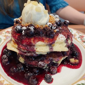 Unconventional Diner - Blueberry Pancakes - Breakfast & Brunch Near Me - Washington, DC, District of Columbia