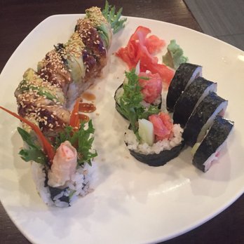 Suishin - Dragon roll and spicy tuna roll - Japanese Near Me - North Oaks, Minnesota