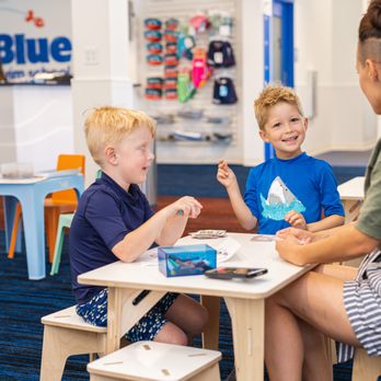Big Blue Swim School - Crayons and coloring sheets always available - Swimming Lessons/Schools Near Me - Chicago, Illinois Big Blue Swim School - Crayons and coloring sheets always available - Swimming Lessons/Schools Near Me - Chicago, Illinois