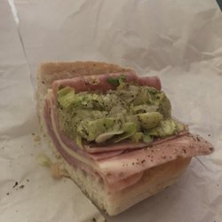 Jean’s Grub Sub Hub - Half of a small ham sub.
