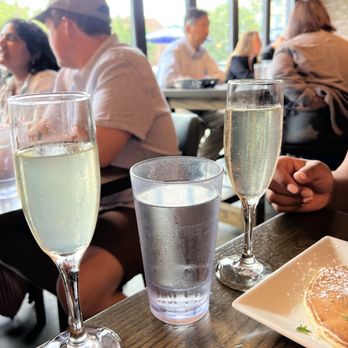 Café Luna - Raspberry and spiced blood orange Bellinis - Coffee & Tea Near Me - Cambridge, Massachusetts