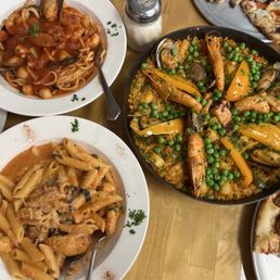 a variety of pasta dishes a variety of pasta dishes