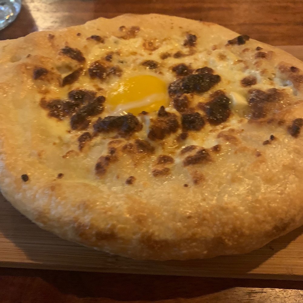Dediko - Adjaruli - bread with cheese and egg - Georgian Near Me - Vancouver, Washington Dediko - Adjaruli - bread with cheese and egg - Georgian Near Me - Vancouver, Washington