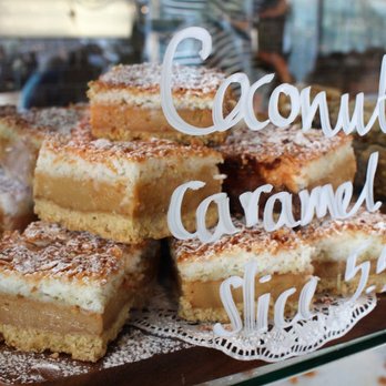 Winona Forever - Coconut Caramel Slice (melt in your mouth) - Coffee & Tea Near Me - Auckland, AUK