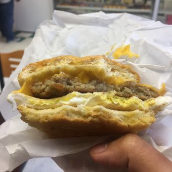 Donuts Coffee & More - Breakfast Sausage Sandwich - Donuts Near Me - Rayville, Louisiana