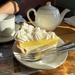 Harbourview Restaurant - Lemon cream cheese pie with whipped cream - yummy!