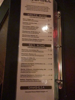 Menu photo 7 Cascabel San Rafael, CA