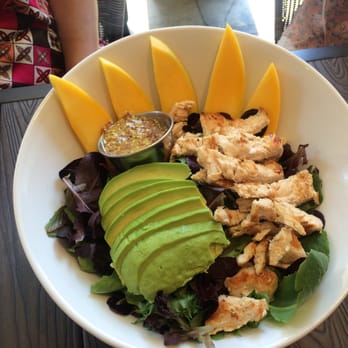 Blue Daisy - Chicken avocado mango salad - Creperies Near Me - Santa Monica, California Blue Daisy - Chicken avocado mango salad - Creperies Near Me - Santa Monica, California