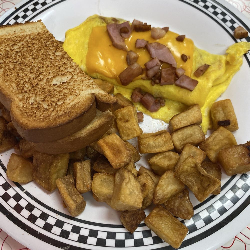 Charlie Parkers - Senior Omelet meat and cheese - Diners Near Me - Springfield, Illinois