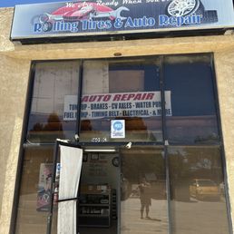 Exterior outside entrance of Rolling Tire & Auto Repair - Front of building end of central passed Walmart - Lompoc, California Exterior outside entrance of Rolling Tire & Auto Repair - Front of building end of central passed Walmart - Lompoc, California