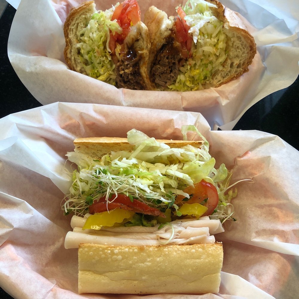 Deli Delicious - #45 BBQ tri-tip And #21 turkey, avocado, sprouts and cream cheese - Delis Near Me - Fresno, California Deli Delicious - #45 BBQ tri-tip And #21 turkey, avocado, sprouts and cream cheese - Delis Near Me - Fresno, California