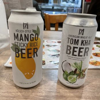 Thai Nakorn Restaurant - Thai craft beer 16 oz - Thai Near Me - Stanton, California
