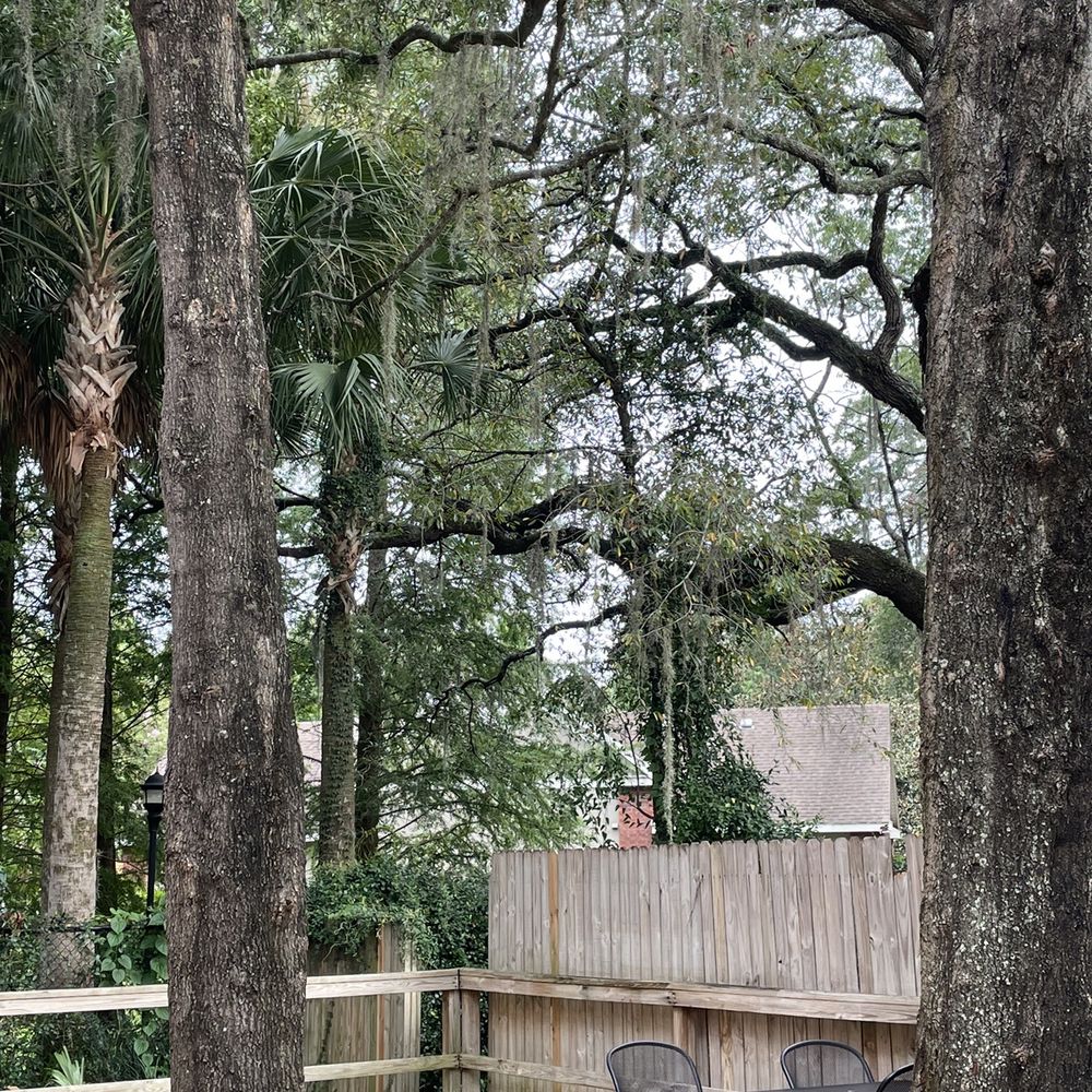 This outdoor space will rock in cooler weather This outdoor space will rock in cooler weather