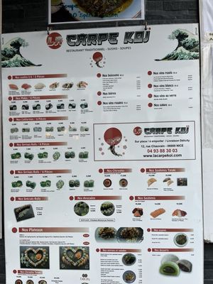 Menu photo 2 La Carpe Koï Nice, 06