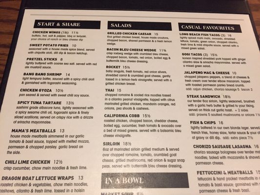 Menu photo 4 State & Main Kitchen And Bar Hamilton, ON