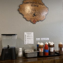 Smoked Out BBQ - Smoked Out BBQ sauce station