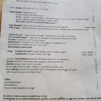 Tilikum Place Cafe - Menu - New American Near Me - Seattle, Washington