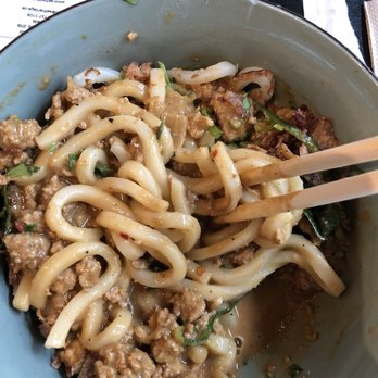 Heritage Asian Eatery - Inside of the dan dan noodles. - Breakfast & Brunch Near Me - Vancouver, British Columbia Heritage Asian Eatery - Inside of the dan dan noodles. - Breakfast & Brunch Near Me - Vancouver, British Columbia