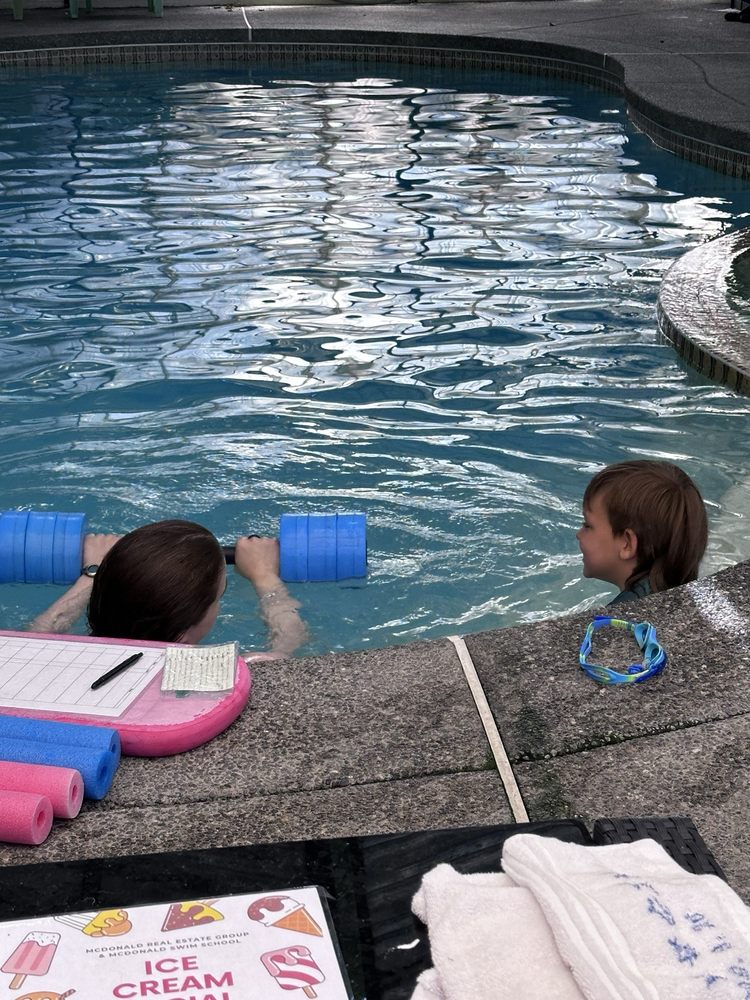 McDonald Swim School Logo