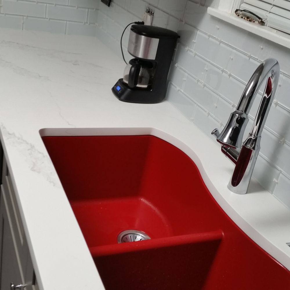 Precision Stone Design - Quartz sink and beautiful quartz countertop - Kitchen & Bath Near Me - Elk Grove Village, Illinois