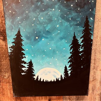 Muse Paintbar - An example of some of the paintings they do. - Art Classes Near Me - Virginia Beach, Virginia