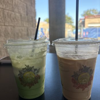 Phin Smith - Banana cream Matcha and Lavender Latte - Coffee & Tea Near Me - Garden Grove, California Phin Smith - Banana cream Matcha and Lavender Latte - Coffee & Tea Near Me - Garden Grove, California