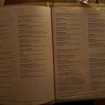 ilili NoMad - Main menu - Mediterranean Near Me - New York, New York
