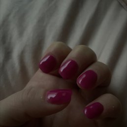 Dip powder is the thickest I've ever had in my life. What is hard to appreciate is the unevenness of each nail. Dip powder is the thickest I've ever had in my life. What is hard to appreciate is the unevenness of each nail.