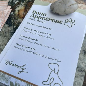 Waverly - Dog menu - Breakfast & Brunch Near Me - Cardiff, California Waverly - Dog menu - Breakfast & Brunch Near Me - Cardiff, California