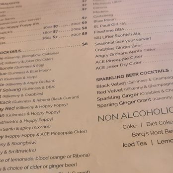 Fitzpatrick's Tavern - Menu - Beer, Wine & Spirits Near Me - Solvang, California