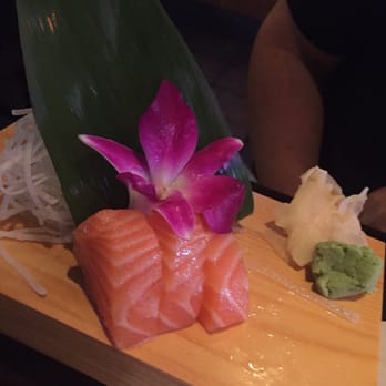 Kiku Sushi - Salmon sashimi comes with 7 pieces - Japanese Near Me - Monrovia, California Kiku Sushi - Salmon sashimi comes with 7 pieces - Japanese Near Me - Monrovia, California