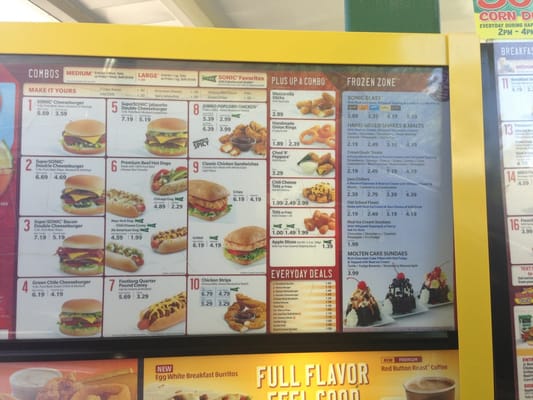 Menu photo 3 Sonic Drive-In Denver, CO Menu photo 3 Sonic Drive-In Denver, CO