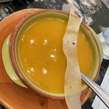 Bolero Restaurante - Butternut squash soup - Tapas/Small Plates Near Me - Temecula, California