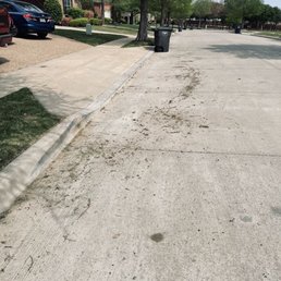 Dirt and grass where they parked their trailer. Dirt and grass where they parked their trailer.