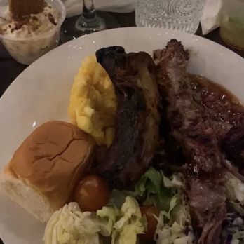 Tom's Smokin' Hot BBQ Pitstop - BBQ ribs, brisket, salad, bbq baked beans, macaroni and cheese, roll, and banana pudding. - Caterers Near Me - Redlands, California Tom's Smokin' Hot BBQ Pitstop - BBQ ribs, brisket, salad, bbq baked beans, macaroni and cheese, roll, and banana pudding. - Caterers Near Me - Redlands, California