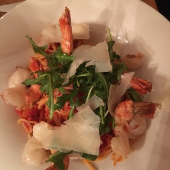 Restaurant Bar Freiwild - Prawn and spaghetti - Modern European Near Me - Obertauern, 5